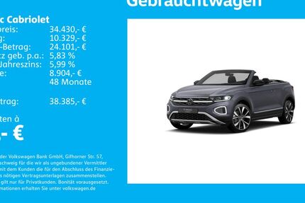 VW T-Roc 8.306 km 34.430 &euro; Stuttgart-Wangen 70188