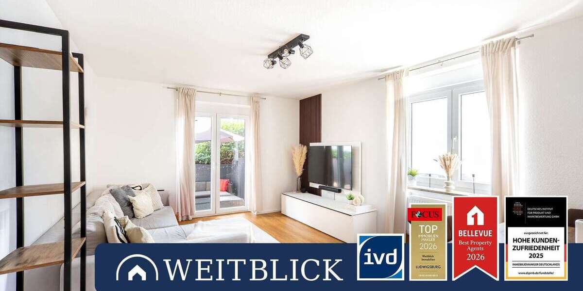 Etagenwohnung Kornwestheim - 2 Zimmer, 54 m&sup2;, 850&euro; | Angebot:27176349