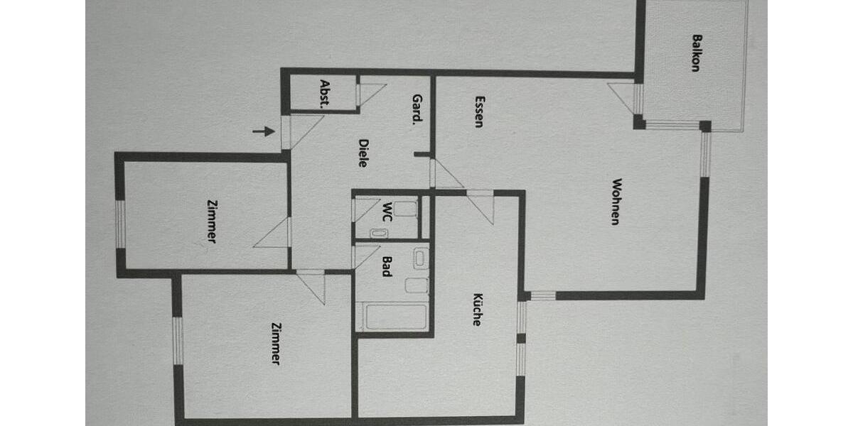 Etagenwohnung Ludwigsburg Hoheneck - 3.5 Zimmer, 97 m&sup2;, 298.000&euro; | Angebot:25831342