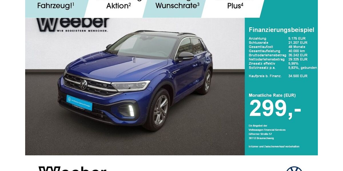 VW T-Roc 9.655 km 34.290 &euro; Weil der Stadt 71263