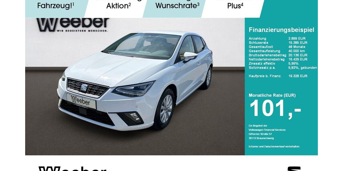 Seat Ibiza 17.170 km 18.689 &euro; Weil der Stadt 71263