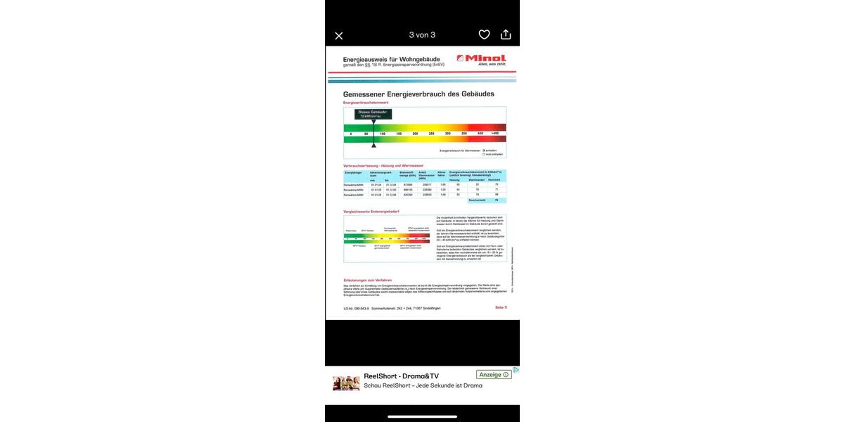 Etagenwohnung Sindelfingen Sindelfingen (Stadt) - 3.5 Zimmer, 83 m&sup2;, 265.000&euro; | Angebot:24692036