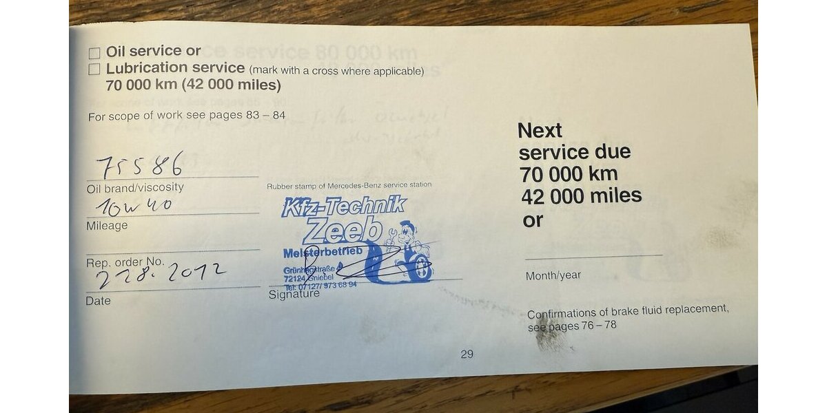 Mercedes-Benz SL 320 R129 Saisonkennzeichen 132.000 km 16.800 &euro; Schorndorf 73614