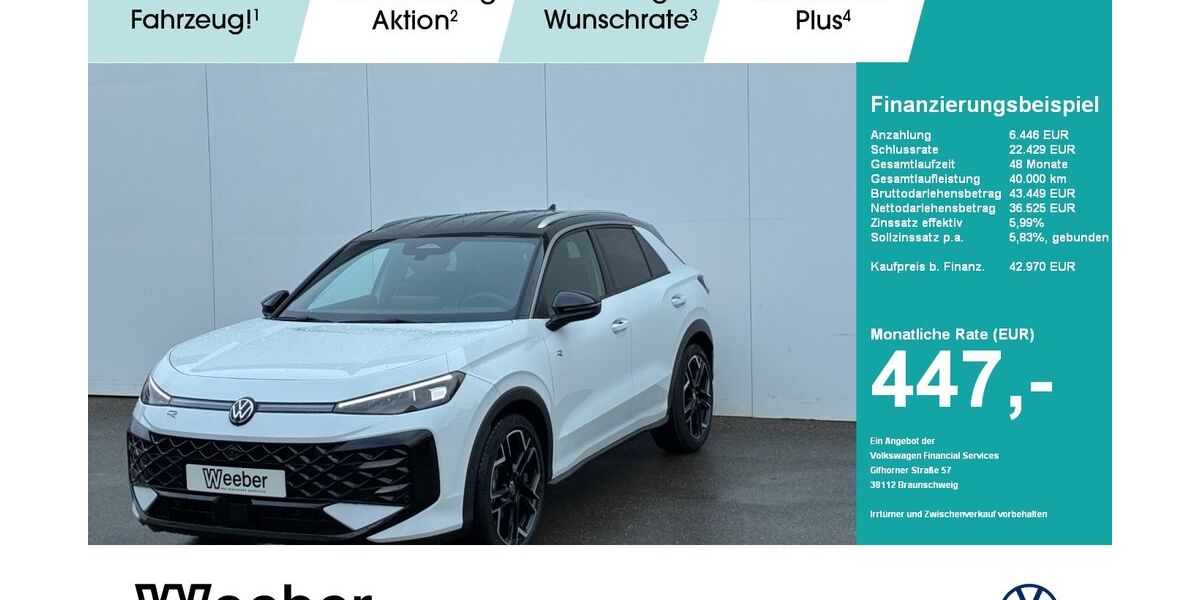 VW T-Roc 2.500 km 42.970 &euro; Leonberg 71229