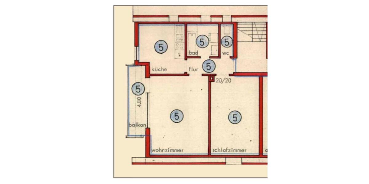 Dachgeschoßwohnung Leonberg - 2 Zimmer, 58 m&sup2;, 880&euro; | Angebot:25893568