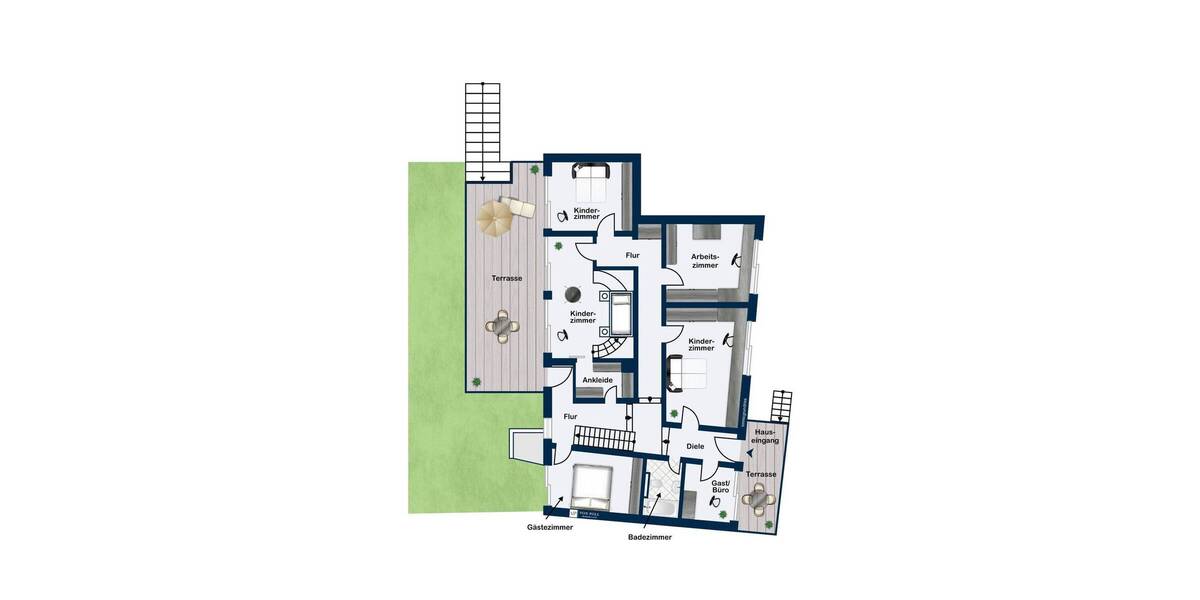 Einfamilienhaus Stuttgart Feuerbach - 8 Zimmer, 295 m&sup2;, 2.200.000&euro; | Angebot:25800108