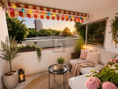 LICHTDURCHFLUTETE WOHNUNG MIT 2 BALKONEN - Etagenwohnung Böblingen Dagersheim | Angebot:26956600