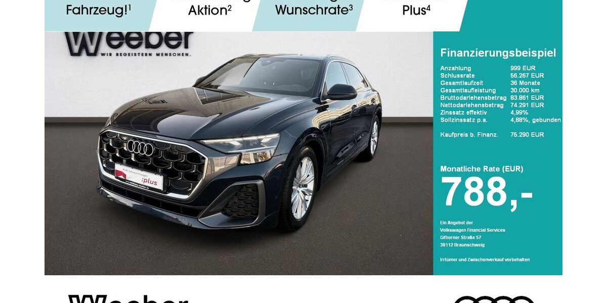 Audi Q8 30.547 km 72.650 &euro; Weil der Stadt 71263