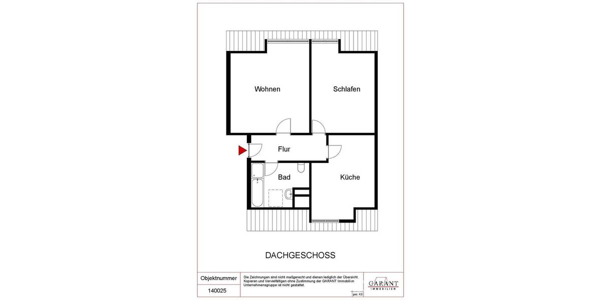 Etagenwohnung Filderstadt Bernhausen - 2 Zimmer, 60 m&sup2;, 195.000&euro; | Angebot:25940697