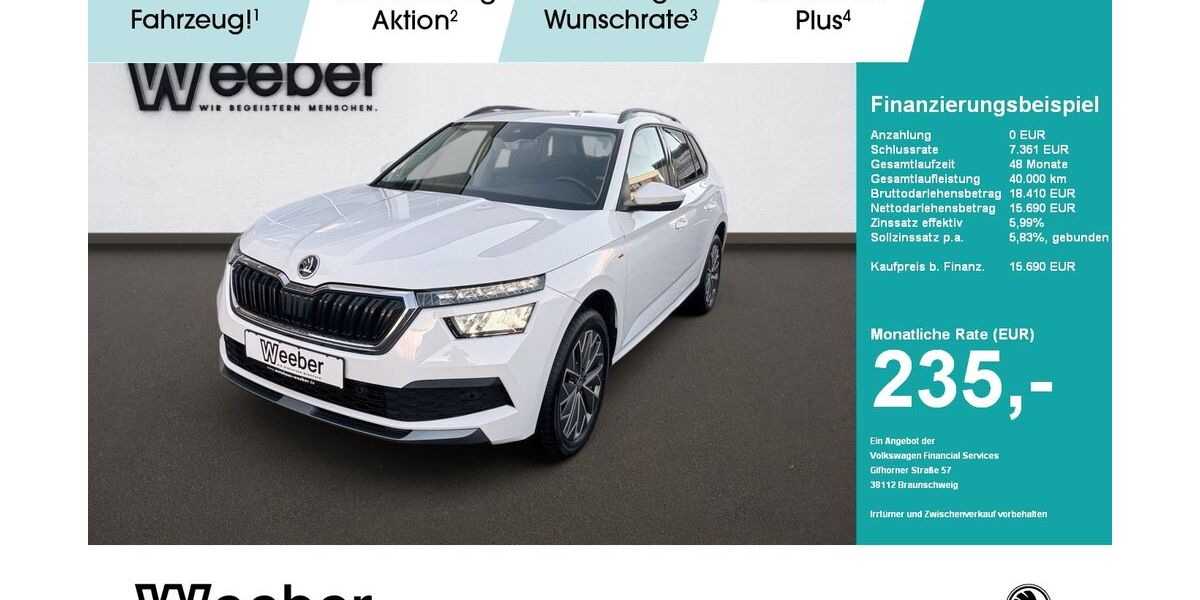 Skoda Kamiq 82.568 km 14.990 &euro; Weil der Stadt 71263