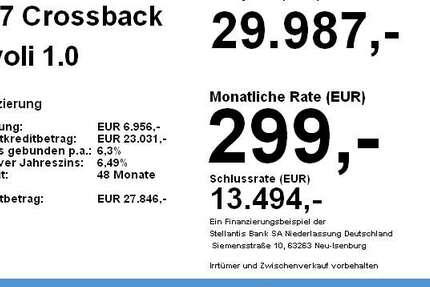 DS Automobiles DS 7 Crossback 107.052 km 29.987 &euro; Stuttgart 70376