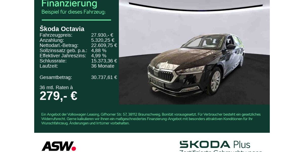 Skoda Octavia 33.500 km 27.930 &euro; Heilbronn 74076
