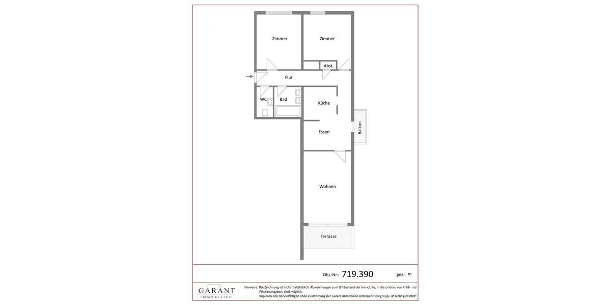 Etagenwohnung Beilstein - 3 Zimmer, 100 m&sup2;, 390.000&euro; | Angebot:25682724