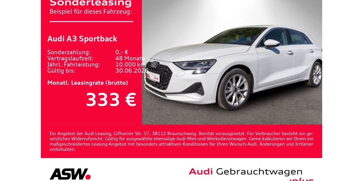 Audi A3 27.900 km 29.990 &euro; Heilbronn 74074