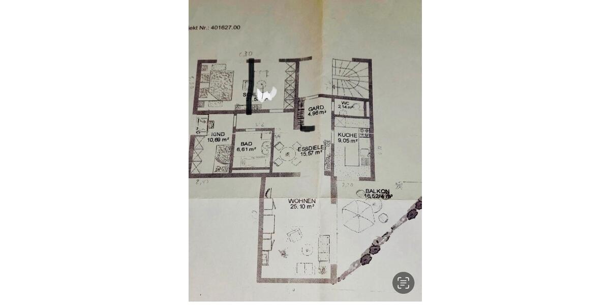 Etagenwohnung Heilbronn Böckingen - 4.5 Zimmer, 96 m&sup2;, 325.000&euro; | Angebot:23677395