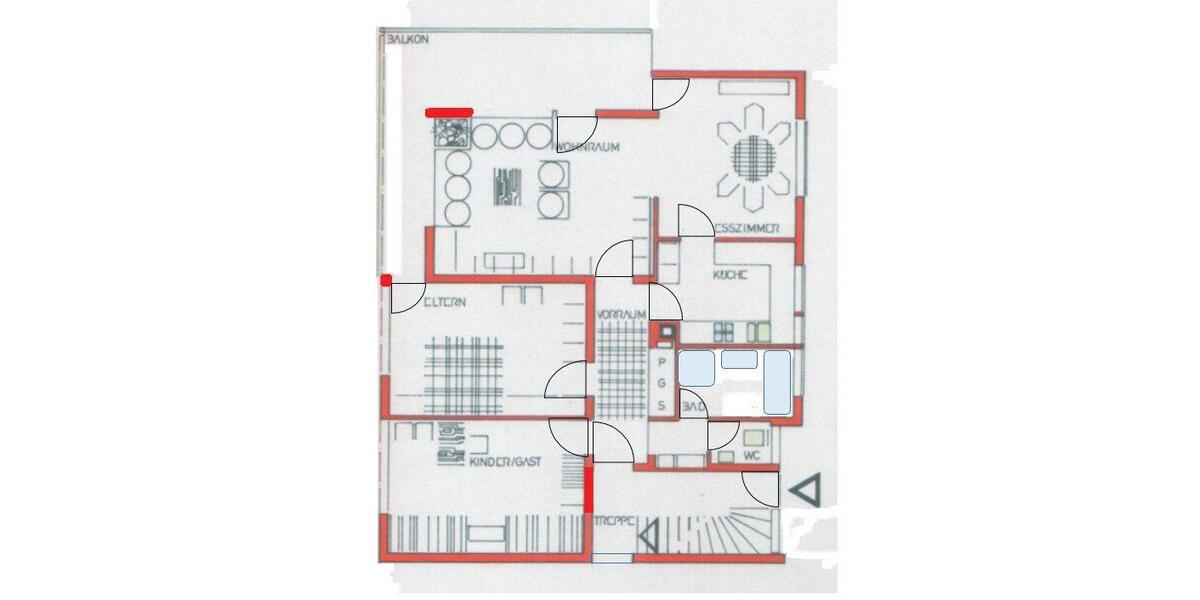 Etagenwohnung Esslingen am Neckar Hegensberg - 3.5 Zimmer, 96 m&sup2;, 1.120&euro; | Angebot:27595882