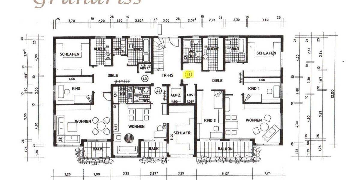 Etagenwohnung Stuttgart Untertürkheim - 4 Zimmer, 109 m&sup2;, 465.000&euro; | Angebot:26555091