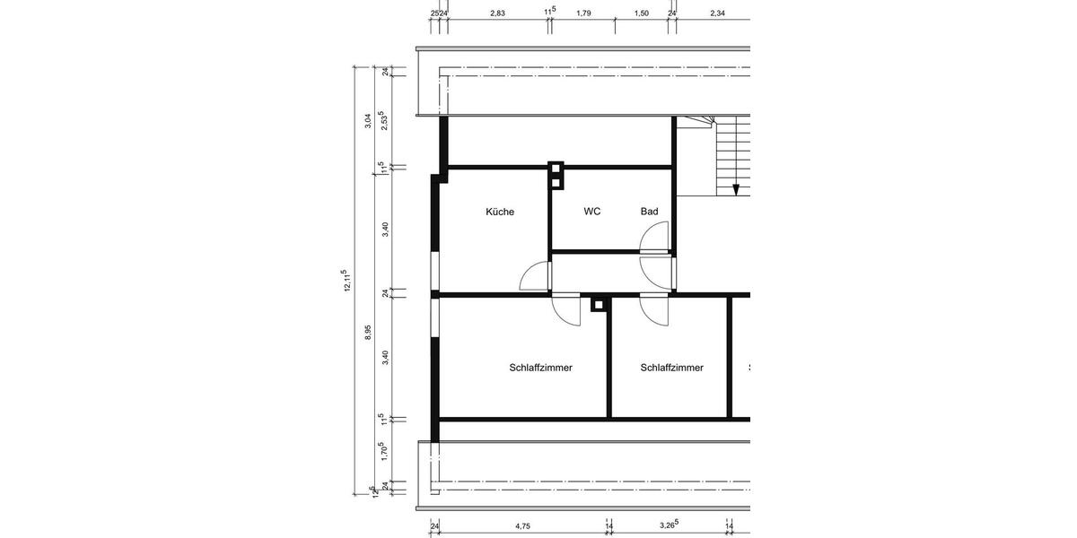 Dachgeschoßwohnung Leutenbach - 2 Zimmer, 50 m&sup2;, 750&euro; | Angebot:27576408