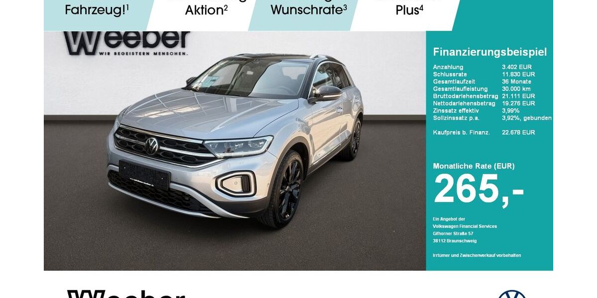 VW T-Roc 86.600 km 22.040 &euro; Weil der Stadt 71263