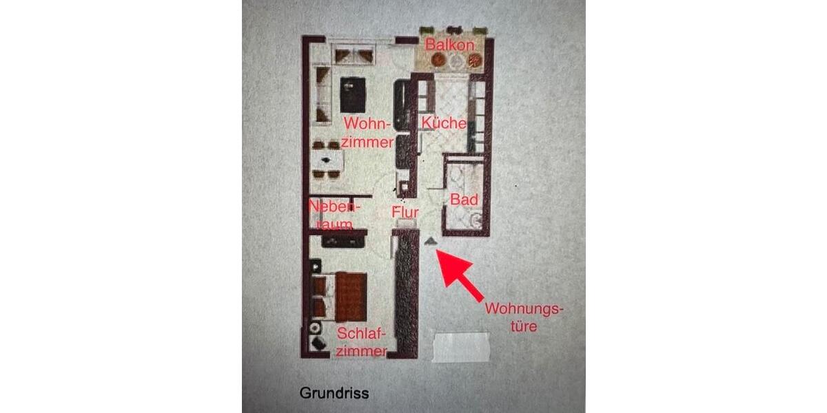 Etagenwohnung Ludwigsburg Hoheneck - 2.5 Zimmer, 53 m&sup2;, 190.000&euro; | Angebot:27091356