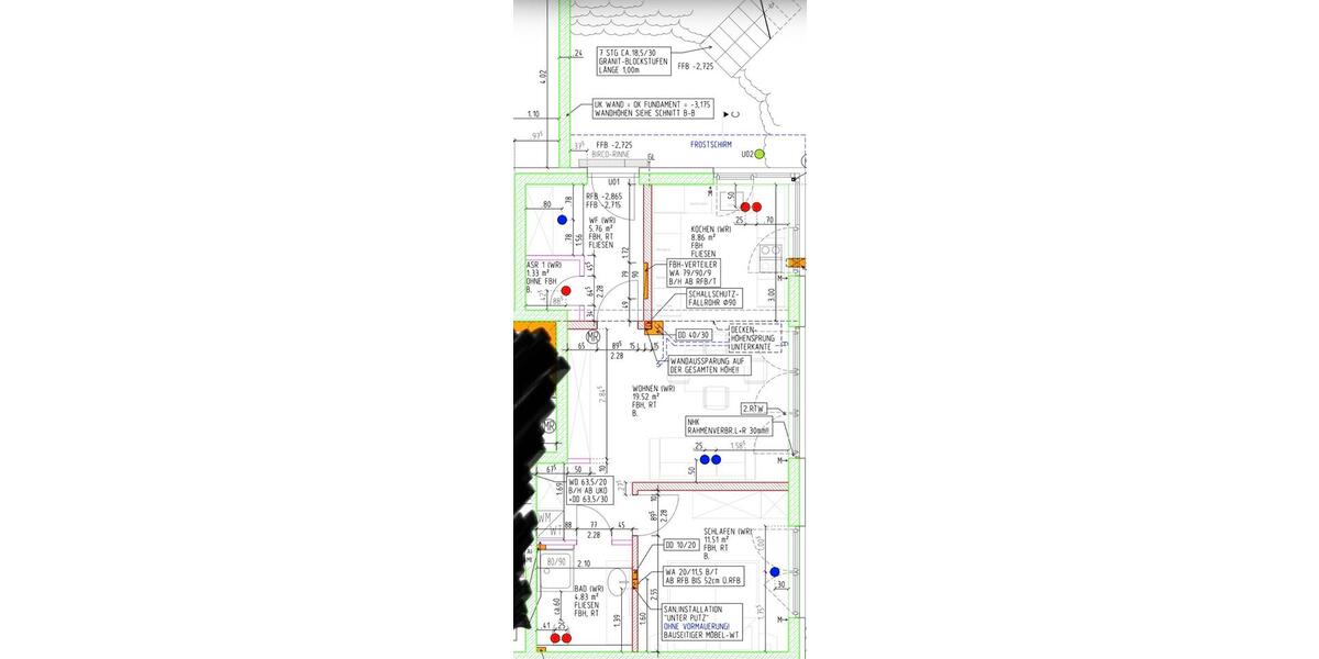 Etagenwohnung Backnang - 2 Zimmer, 51 m&sup2;, 880&euro; | Angebot:25948400