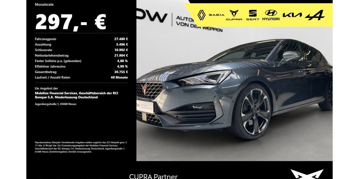 Cupra Leon 47.600 km 27.480 &euro; Heilbronn 74076
