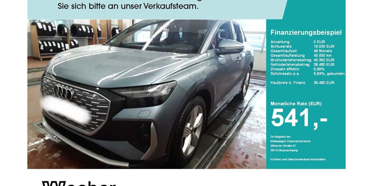 Audi Q4 e-tron 22.066 km 37.250 &euro; Leonberg 71229