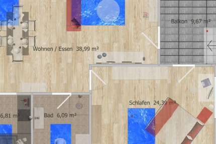 Wohnung Vaihingen an der Enz - 2 Zimmer, 81 m&sup2;, 1.250&euro; | Angebot:25403651