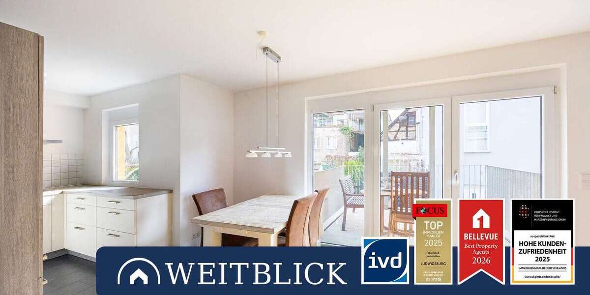 Etagenwohnung Ludwigsburg - 3.5 Zimmer, 80 m&sup2;, 389.000&euro; | Angebot:25956554