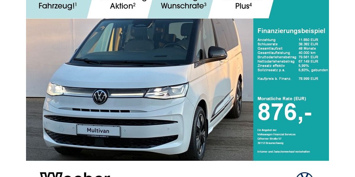 VW T7 Multivan 9.900 km 78.999 &euro; Leonberg 71229