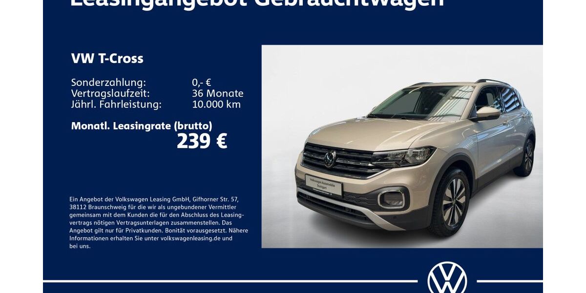 VW T-Cross 54.103 km 18.230 &euro; Stuttgart-Feuerbach 70469