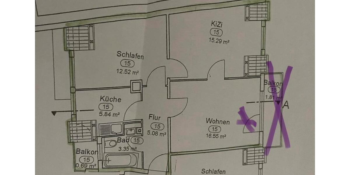 Dachgeschoßwohnung Stuttgart Stuttgart-Süd - 3 Zimmer, 60 m&sup2;, 1.300&euro; | Angebot:27539433