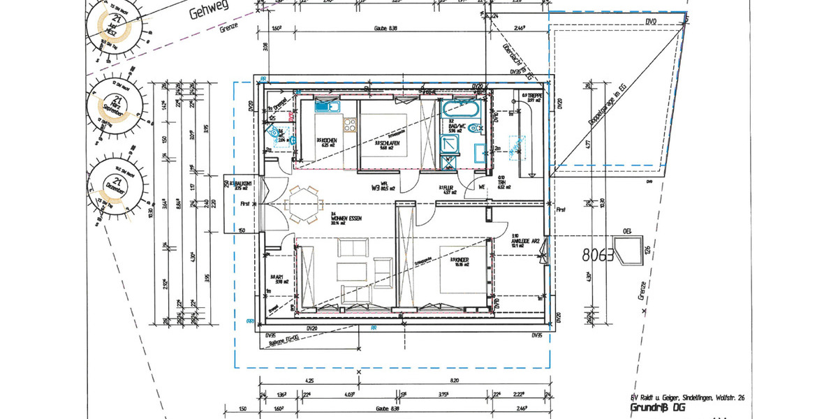 Dachgeschoßwohnung Sindelfingen - 3.5 Zimmer, 80 m&sup2;, 1.300&euro; | Angebot:25253404