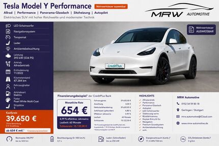 Tesla Model Y 47.284 km 39.650 &euro; Gerlingen 70839