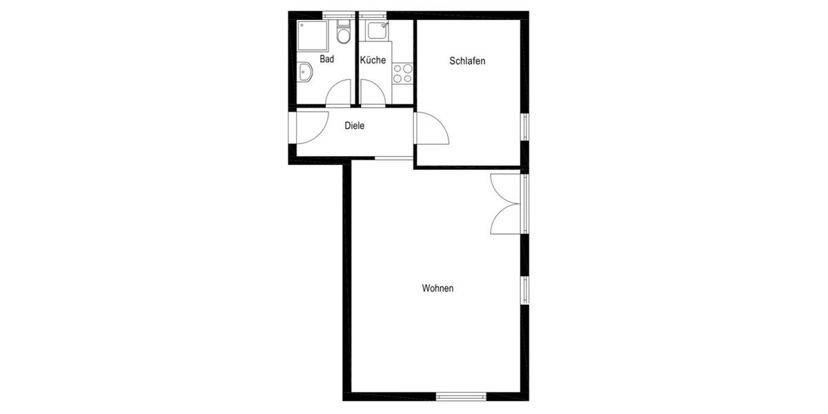 Erdgeschoßwohnung Heilbronn Horkheim - 2 Zimmer, 54 m&sup2;, 750&euro; | Angebot:25355133