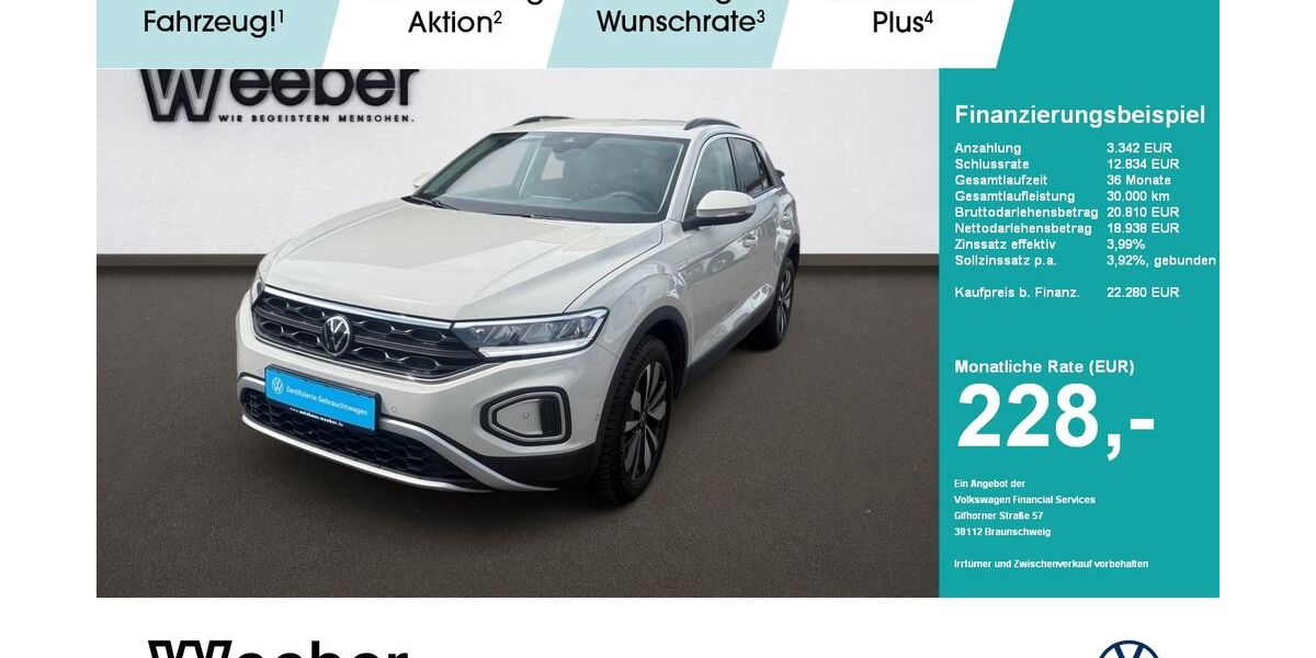 VW T-Roc 9.258 km 22.280 &euro; Weil der Stadt 71263