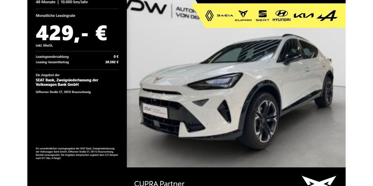 Cupra Formentor 19.100 km 32.880 &euro; Heilbronn 74076