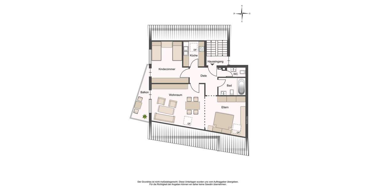 Etagenwohnung Stuttgart Feuerbach - 3 Zimmer, 62 m&sup2;, 270.000&euro; | Angebot:25704677