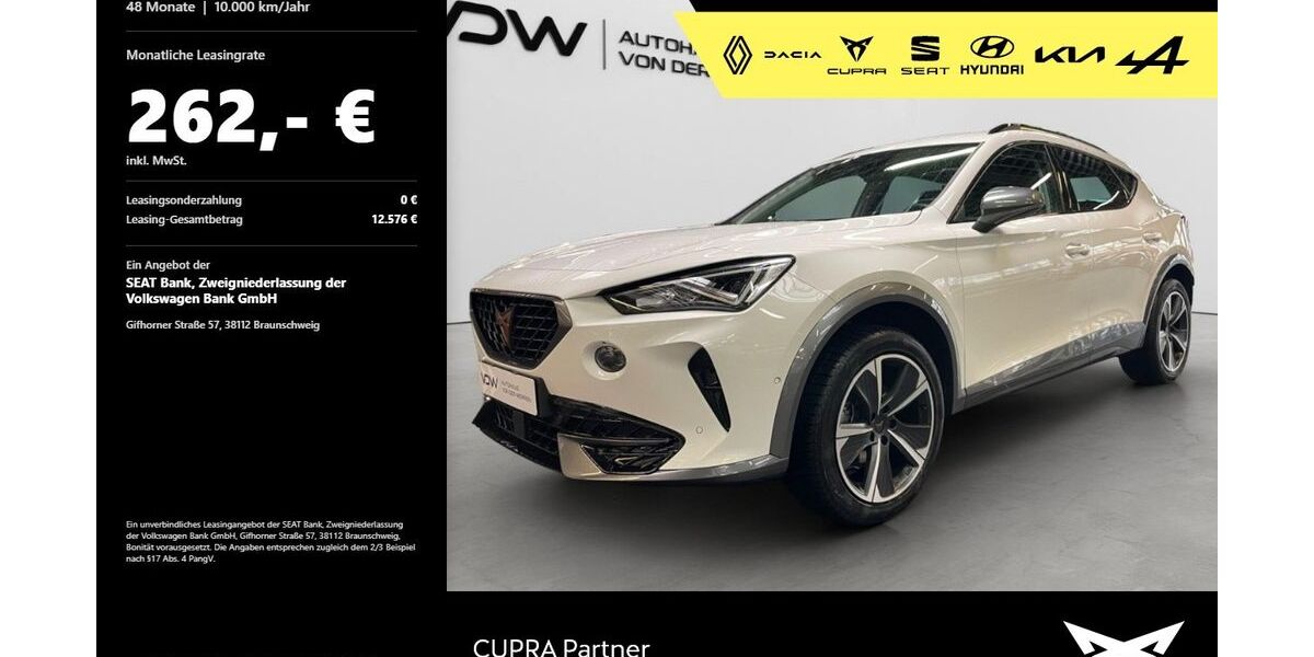 Cupra Formentor 40.250 km 25.880 &euro; Heilbronn 74076