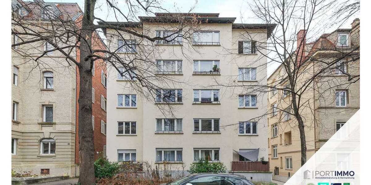 Etagenwohnung Stuttgart Bad Cannstatt - 2 Zimmer, 56 m&sup2;, 205.000&euro; | Angebot:24632420