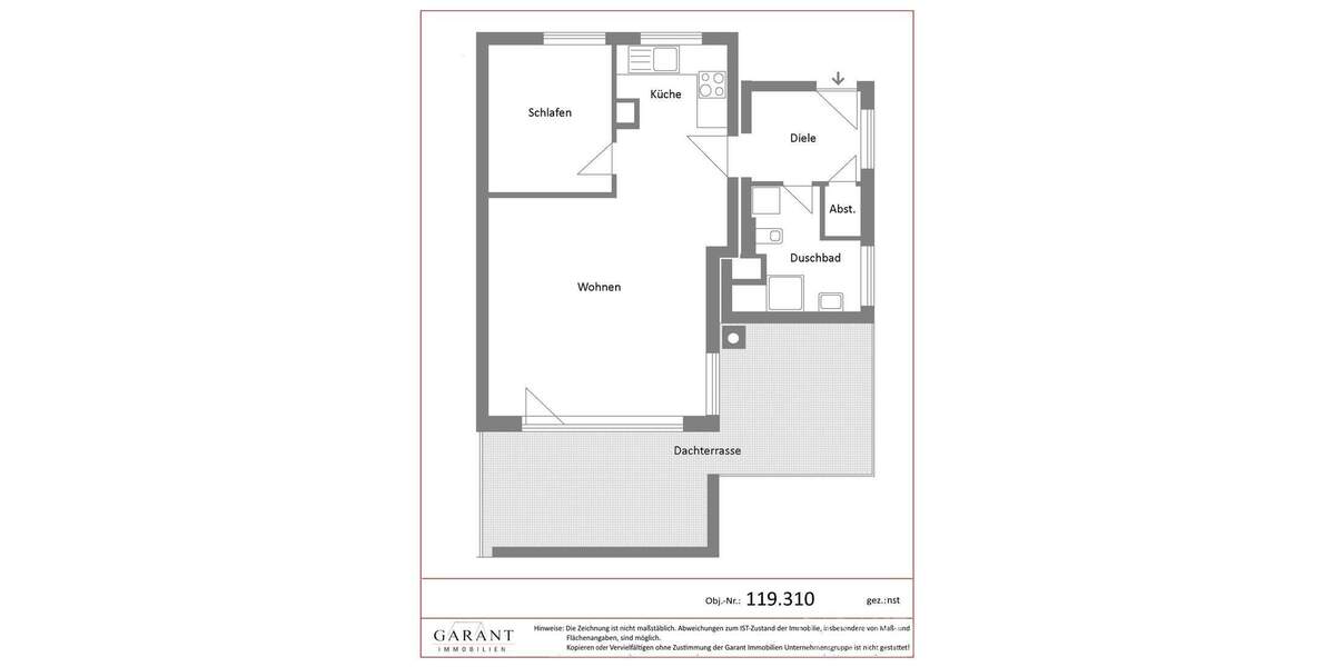 Etagenwohnung Waiblingen Beinstein - 2 Zimmer, 56 m&sup2;, 259.000&euro; | Angebot:25707638