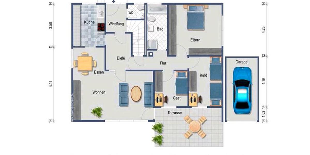 Einfamilienhaus Tiefenbronn - 6 Zimmer, 165 m&sup2;, 619.000&euro; | Angebot:25432956