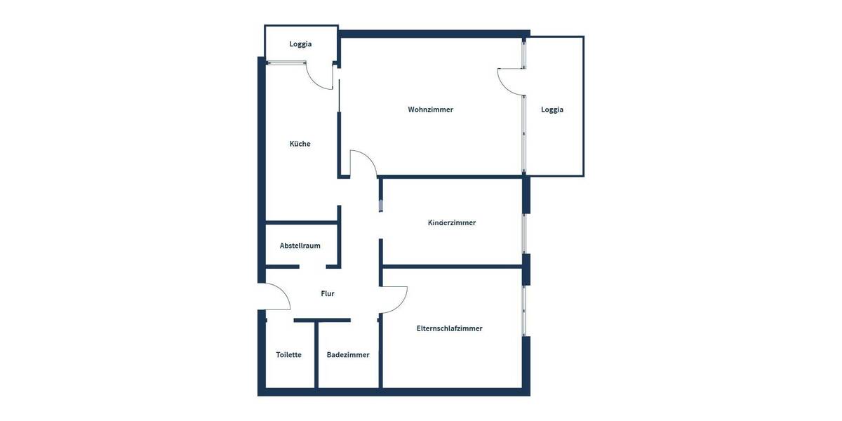 Etagenwohnung Böblingen - 3 Zimmer, 78 m&sup2;, 225.000&euro; | Angebot:25737640