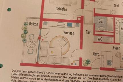 Wohnung Esslingen am Neckar Oberesslingen - 3.5 Zimmer, 77 m&sup2;, 280.000&euro; | Angebot:26568365