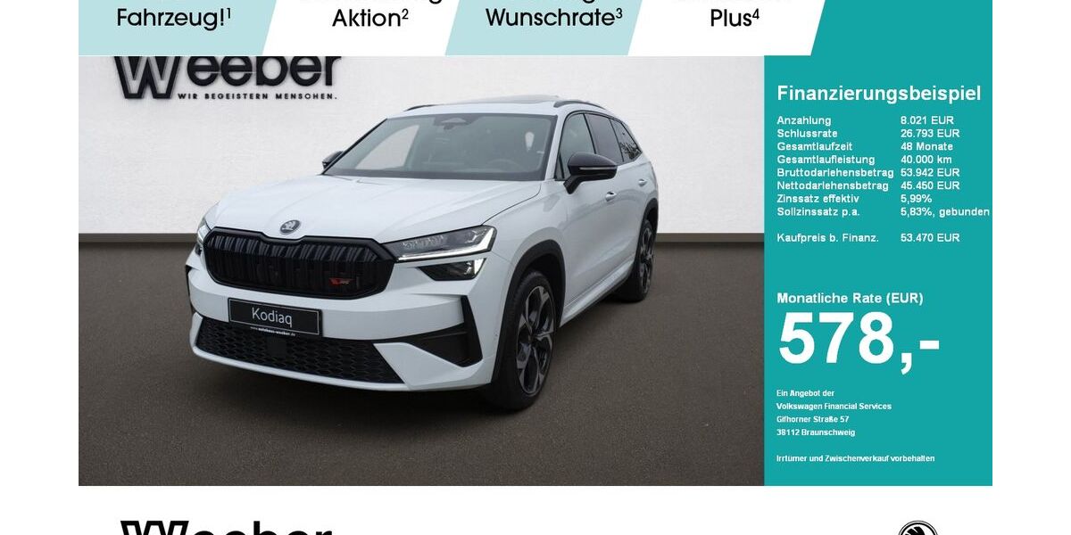 Skoda Kodiaq 21.900 km 51.470 &euro; Weil der Stadt 71263