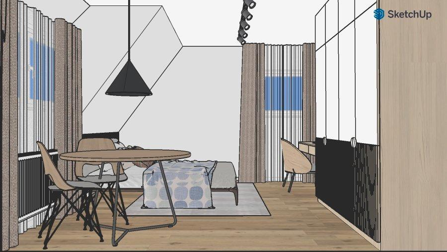 Dachgeschoßwohnung Stuttgart Mühlhausen - 1 Zimmer, 24 m&sup2;, 135.000&euro; | Angebot:27166095
