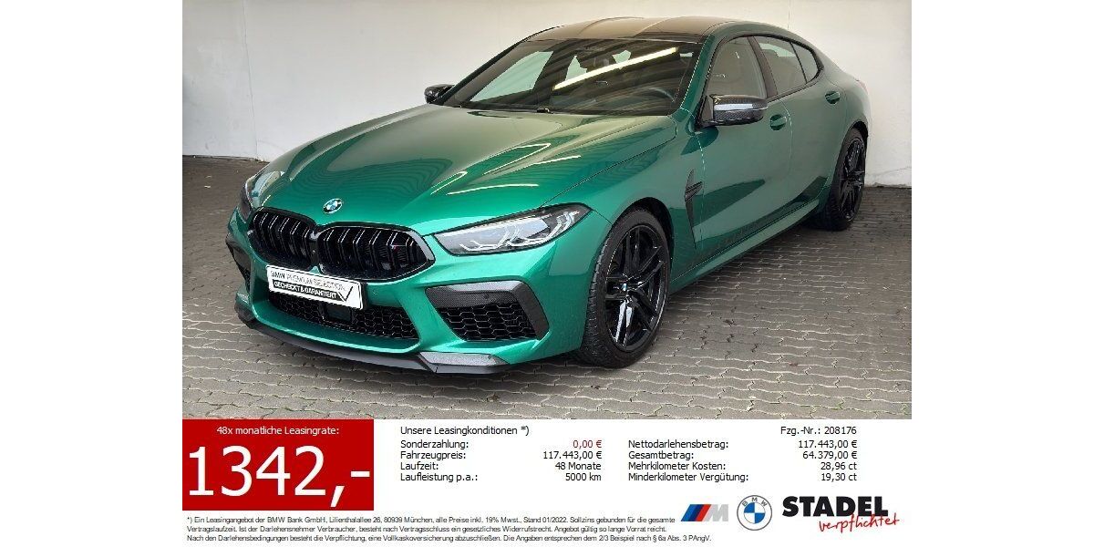BMW M8 9.689 km 103.880 &euro; Heilbronn 74074