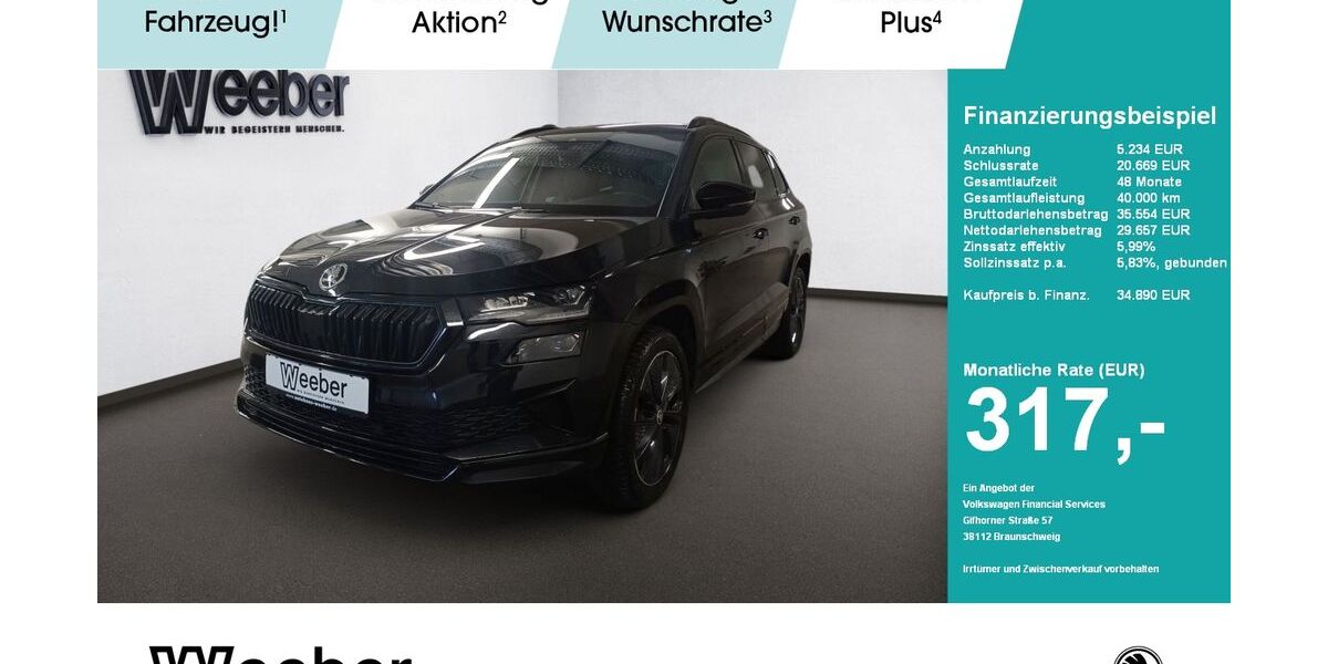 Skoda Karoq 17.341 km 34.890 &euro; Leonberg 71229