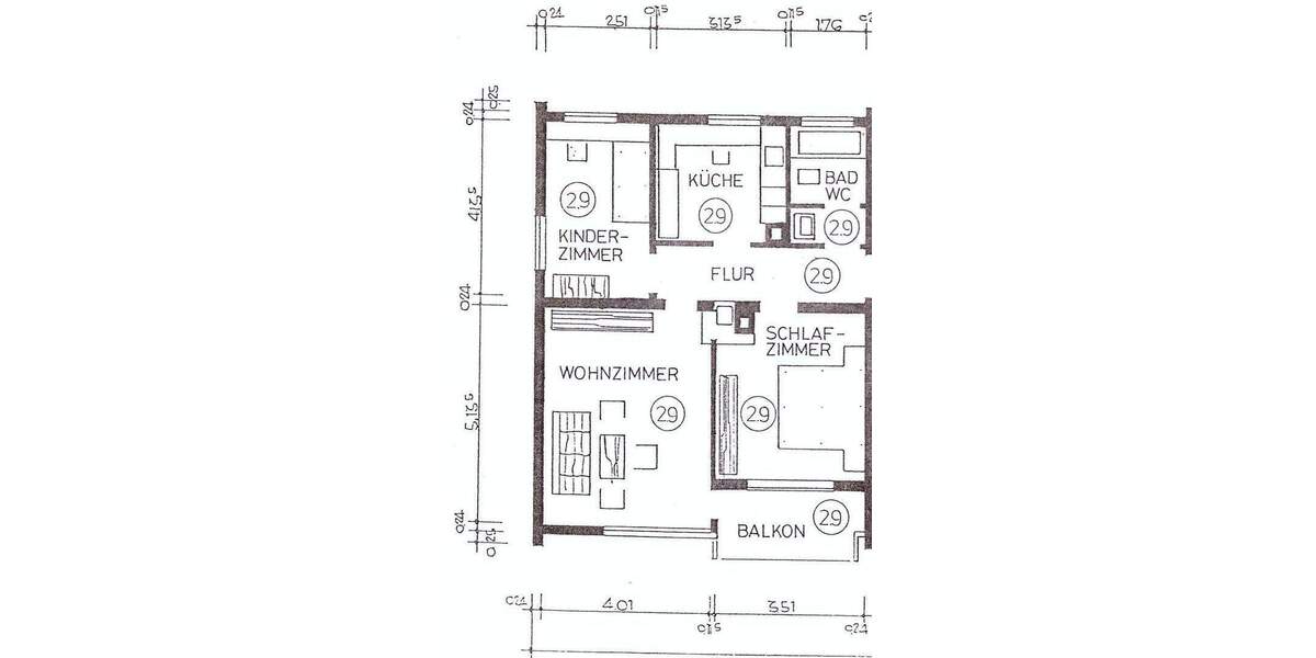 Etagenwohnung Plochingen - 3 Zimmer, 68 m&sup2;, 208.000&euro; | Angebot:25698056