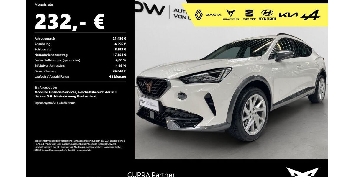 Cupra Formentor 55.800 km 20.880 &euro; Heilbronn 74076